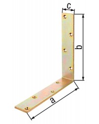 Balkenwinkel 200x200x40mm