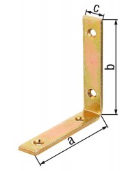 Balkenwinkel 100x100x20mm