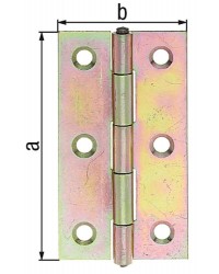 Scharnier, 64x34x1,5mm