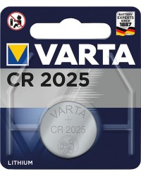 Varta Lithium Knopfzelle CR2025, 3,0 Volt