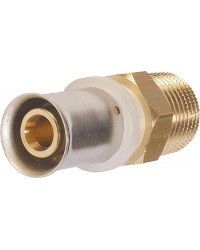 Pressfitt für MVSR Übrgang mit AG 26x3mm - 1/2"