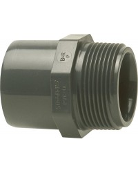 PVC-U - Klebefitt 63/50 mm x 11/2", AG Ü