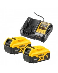 Akku-Kit (2x 18V/5Ah plus DCB1104P2-QW)
