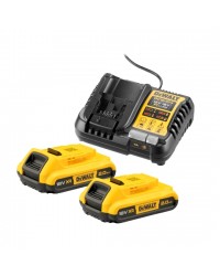 DCB1104D2-QW Akku-Kit (2x 18V/2Ah plus DCB1104)