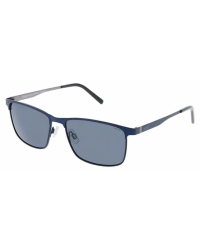 Sonnenbrille Matt Blue/Gun inklusive Case & Padded Puch