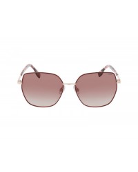 Sonnenbrille Gold/Burgundy inklusive Case & Padded Puch