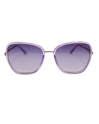Sonnenbrille Silver/Transp./ Lavendar inklusive Case & Padded Puch