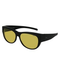 Sonnenbrille Matt Black, Night Vision inklusive Case & Padded Puch