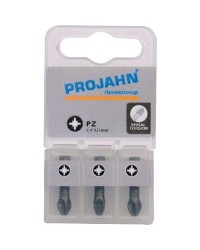  1/4" Torsion-Bit ACR2 Pozidrive Nr 3 3er Pack L25 mm 