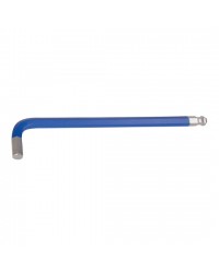 Kugelkopf-Winkelstiftschlüssel Innen-6kant lange Ausführung, blau, mit Magnet 5,5 mm 