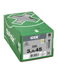 GIX-A Trompetenkopf 3,9x45,0 H2 Feingewinde phosphatiert 500St