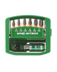 Spax-BitBox T-Star plus 6 Bits, Schnellwechsel Bit- Halter 1 Stück