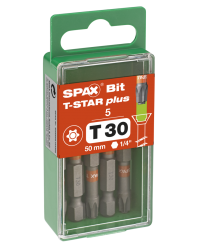 Spax Bit T-Star Plus T30 50mm S 5 Stück