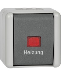 AP-Heizungsnotschalter, 2 pol. Jung 806 W / WG 800