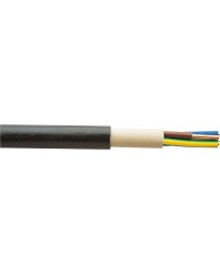 Erdkabel 0,6/1KV NYY-J, 5 x 6,0 RE, sw, Rolle a 50
