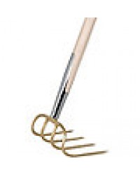 Dunghacke IDEAL 4 Zinken, 180mm, Schienenzwinge Eschen-Langstiel 1350mm