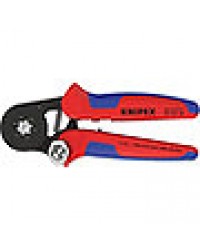 Crimpzange KNIPEX für Aderendhülsen, selbsteinstellend, Seitenführung, 0,08 - 16 mm²