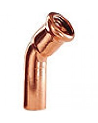 Kupfer Pressfitting M-Kontur Bogen 45° i/a, Ø 35 mm