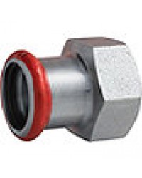 C-Stahl Pressfitting M-Kontur Übergangsmuffe IG 22mm x1/2''