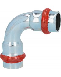 C-Stahl Pressfitting V-Kontur Bogen 90° (ixi) 15 