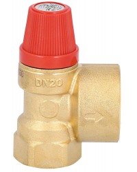 Membran-Sicherheitsventil Heizung DN20(3/4"), Austritt DN25(1") 2,5 bar