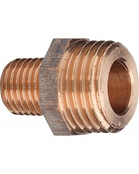 Rotguss Übergangsnippel DN20(3/4") x DN(1/2")