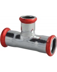 C- Stahl Pressfitting T- Stück reduziert (i/i/i)