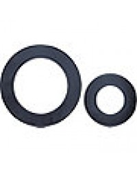Gummi-Flanschdichtung DN 80 PN 6 90 x 132 mm 3 mm stark schwarz