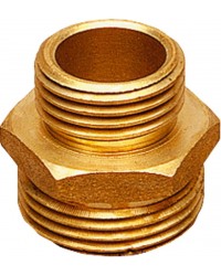 Gewindenippel Messing 1" AG x 3/4" AG