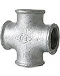 Tempergussfitting verzinkt Nr. 180, Kreuzstück IG, Ø 1 1/2"