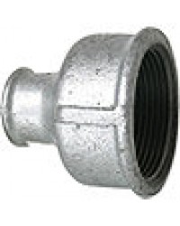 Tempergussfitting verzinkt Nr. 240 Reduziermuffe, Ø 1 1/2" x 3/4"