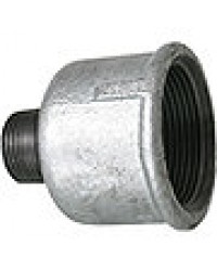 Tempergussfitting verzinkt Nr. 246 Reduziermuffe I/A, Ø 1/2" x 1/4"