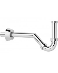 Röhrensiphon kunststoff verchromt 11/4" DN32