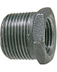 Tempergussfitting, schwarz Reduktionsstück, 11/4" x 1" (a/i) Typ 241