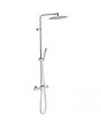 Brause-System Enzan Handbrause, Kopfbrause Ø 300 mm und Thermostat chrom
