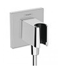 Wandanschlussbogen Hansgrohe Fixfit E mit Brausehalter DN15 (1/2") chrom