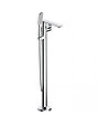 Wannenmischer-Set Nomoro bodenstehend mit Handbrause, Ausladung 219 mm, chrom