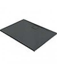Duschwanne Hüppe EasyFlat Mineralguss 1600 x 52 x 1000 mm Ablauf: lange Seite, anthrazit matt