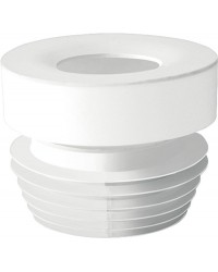 WC-Anschluss gerade Ø 100-110 mm, Farbe: Weiß